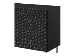 Aparador bajo de diseño Sumoc negro mate 190cm