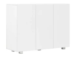 Aparador blanco brillante 107x35x80,5 cm ES64048