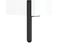 Aparador Blanco brillo 34,5x34x90 cm Madera de ingeniería