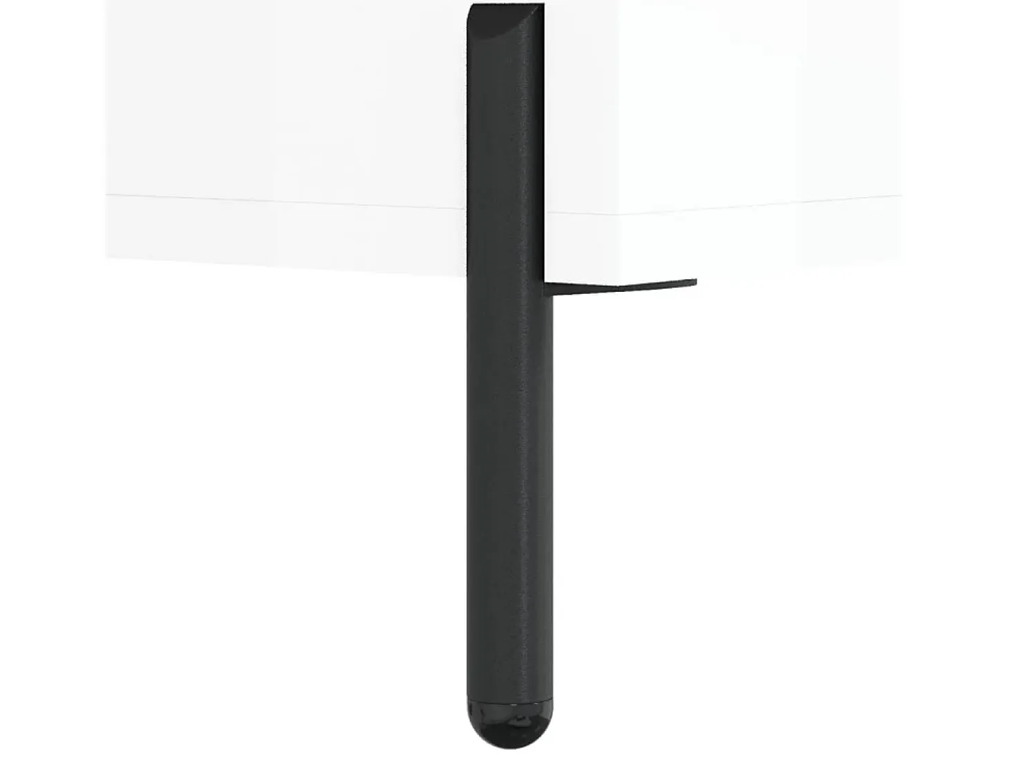 Aparador Blanco brillo 34,5x34x90 cm Madera de ingeniería