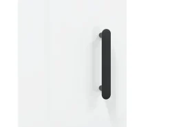 Aparador Blanco brillo 34,5x34x90 cm Madera de ingeniería