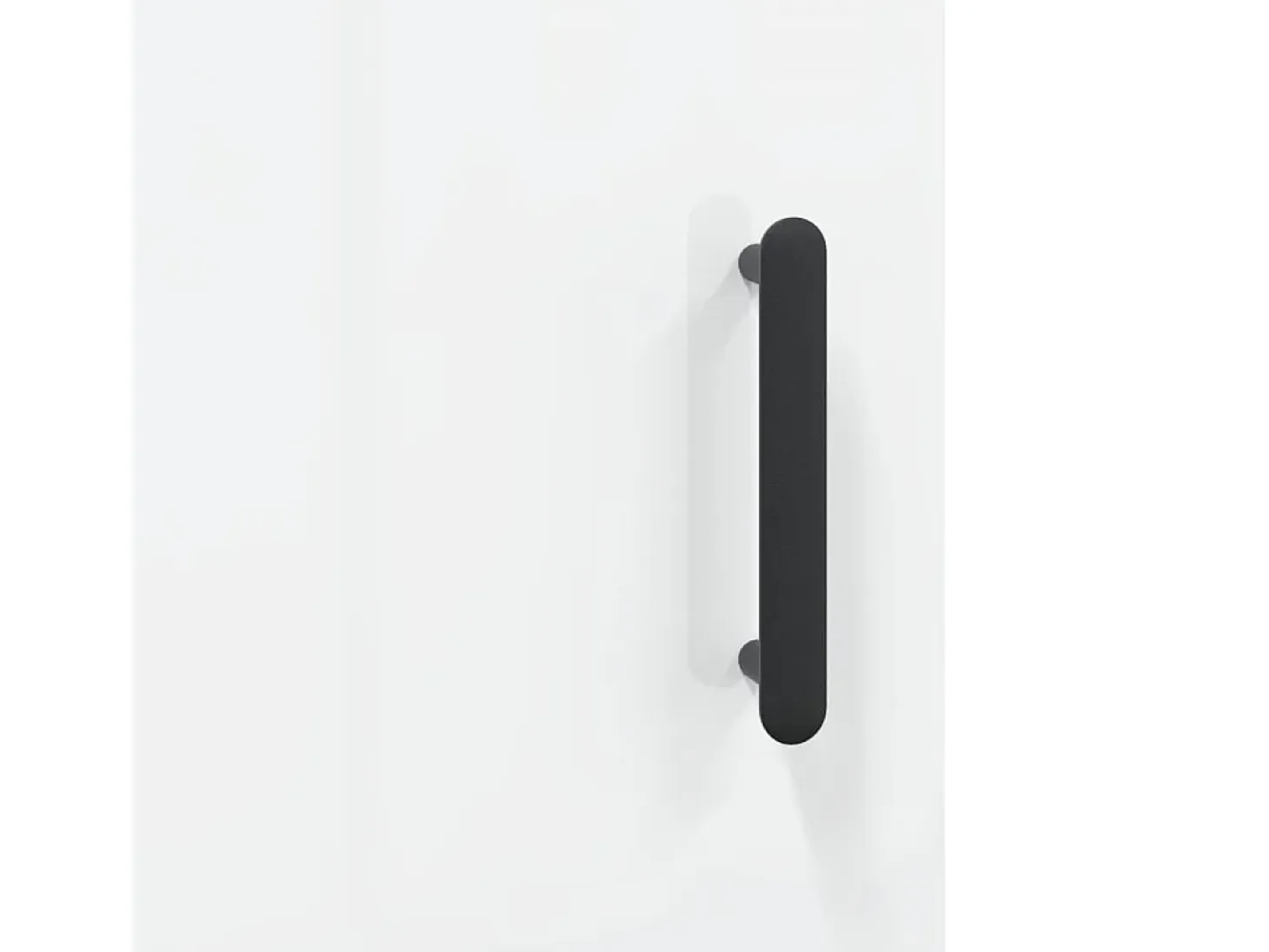 Aparador Blanco brillo 34,5x34x90 cm Madera de ingeniería