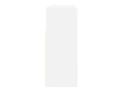 Aparador Blanco Madera de Ingeniería Blanca 116 x 30 x 75 cm Moderno
