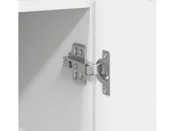 Aparador Blanco Madera de Ingeniería Blanca 116 x 30 x 75 cm Moderno