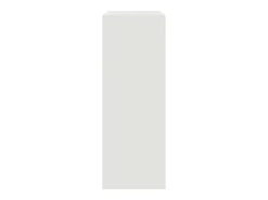 Aparador blanco 67x39x107 cm acero
