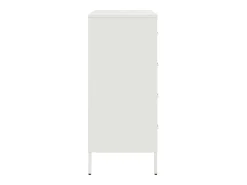 Aparador blanco 68x39x89 cm acero