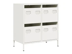 Aparador blanco 68x39x73,5 cm acero laminado en frío