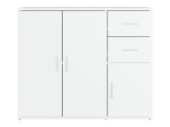 Aparador blanco 91x29,5x75 cm Madera de ingeniería