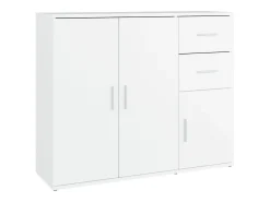 Aparador blanco 91x29,5x75 cm Madera de ingeniería