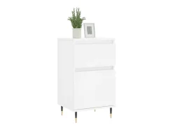 Aparador blanco 40x35x70 cm madera de ingeniería