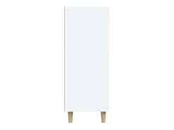 Aparador blanco 69,5x34x90 cm madera de ingeniería