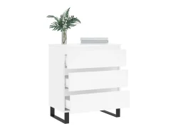 Aparador Blanco 60x35x70 cm Madera de Ingeniería