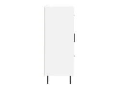 Aparador blanco 69,5x34x90 cm madera de ingeniería