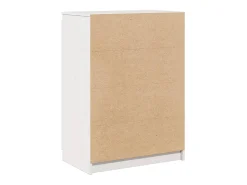 Aparador Blanco 60x36x84 cm Madera Maciza de Pino