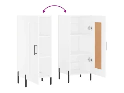 Aparador blanco 34,5x34x90 cm madera de ingeniería