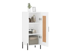 Aparador blanco 34,5x34x90 cm madera de ingeniería