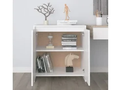 Aparador blanco 70x41x75 cm Madera de ingeniería