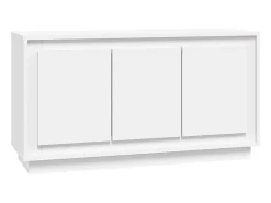 Aparador blanco 102x35x55 cm madera de ingeniería