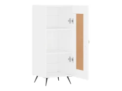Aparador blanco 34,5x34x90 cm madera de ingeniería