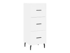 Aparador blanco 34,5x34x90 cm madera de ingeniería