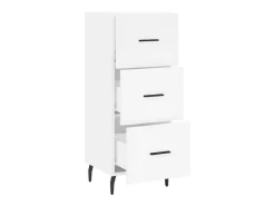Aparador blanco 34,5x34x90 cm madera de ingeniería