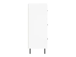 Aparador blanco 34,5x34x90 cm madera de ingeniería