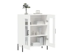Aparador blanco 69,5x34x90 cm madera de ingeniería