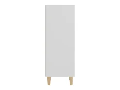 Aparador Blanco 34,5x32,5x90 cm Madera de Ingeniería