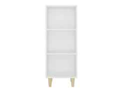 Aparador Blanco 34,5x32,5x90 cm Madera de Ingeniería