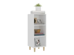 Aparador Blanco 34,5x32,5x90 cm Madera de Ingeniería