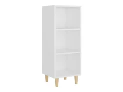 Aparador Blanco 34,5x32,5x90 cm Madera de Ingeniería