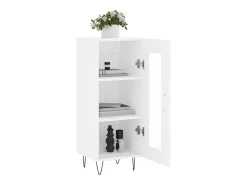 Aparador blanco 34,5x34x90 cm madera de ingeniería