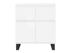 Aparador Blanco 60x35x70 cm Madera de Ingeniería