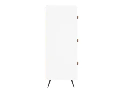 Aparador blanco 34,5x34x90 cm madera de ingeniería