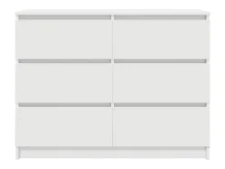 Aparador blanco 100x35x76 cm madera de ingeniería