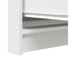 Aparador blanco 100x35x76 cm madera de ingeniería