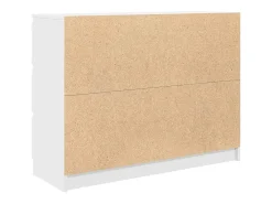 Aparador blanco 100x35x76 cm madera de ingeniería