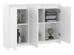 Aparador Blanco 102x33x75 cm Madera de Ingeniería