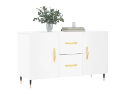 Aparador blanco 100x36x60 cm madera de ingeniería
