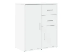 Aparador blanco 60x31x70 cm madera contrachapada