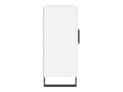 Aparador blanco 90x34x80 cm madera contrachapada