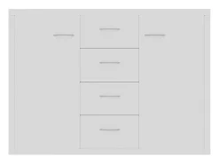 Aparador blanco 88x30x65 cm Madera de ingeniería