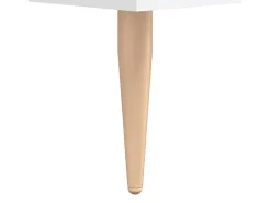 Aparador blanco 69,5x34x90 cm madera de ingeniería