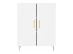 Aparador blanco 69,5x34x90 cm madera de ingeniería