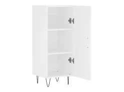 Aparador blanco 34,5x34x90 cm madera de ingeniería