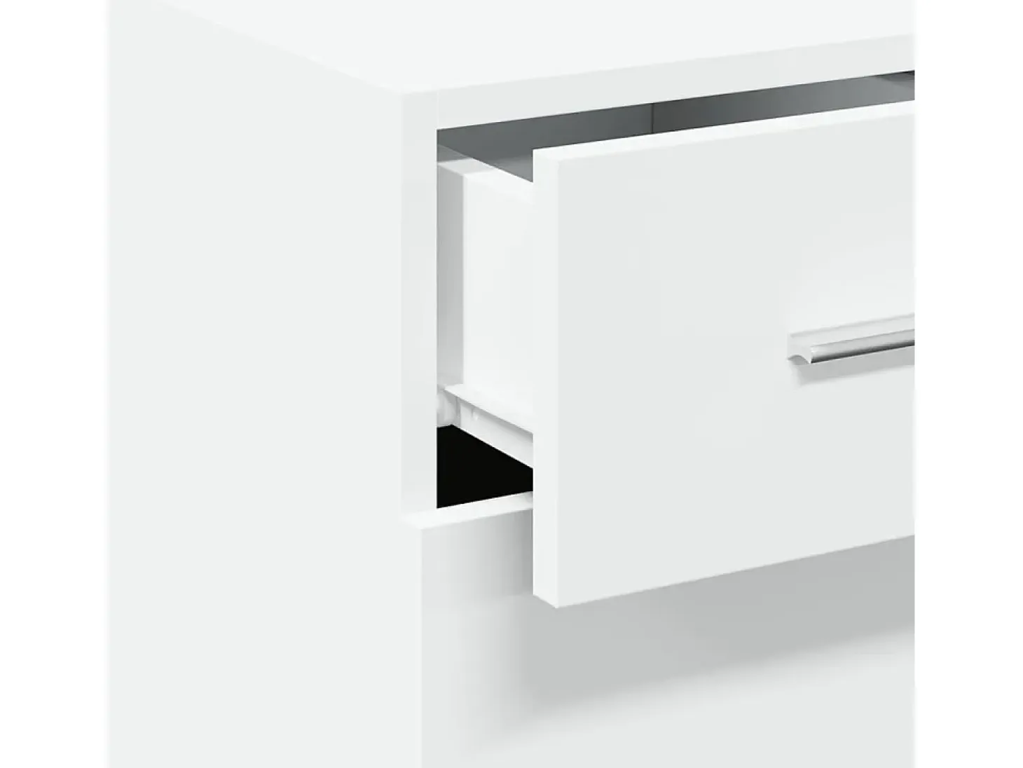 Aparador blanco 30x42,5x93 cm madera contrachapada