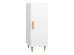 Aparador blanco 34,5x34x90 cm Madera de ingeniería