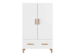 Aparador Blanco 70x31x115 cm Madera de Ingeniería