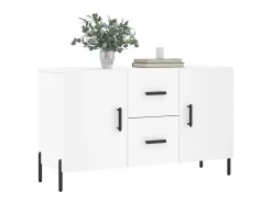 Aparador blanco 100x36x60 cm madera de ingeniería