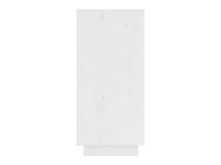 Aparador Blanco 31,5x34x75 cm Madera Maciza de Pino